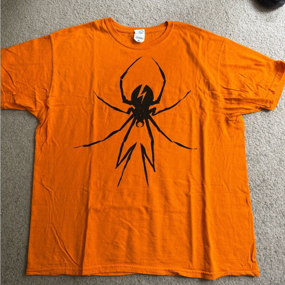 MCR. Orange Spider Danger Days Halloween Tee XL, My Chemical Romance